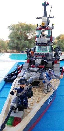 Lego battleship building - battleship,